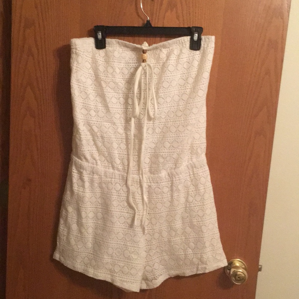 White pacer romper